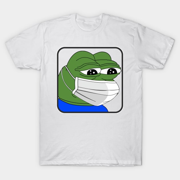 Covid Pepe T-Shirt by Akamo